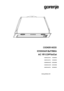 Handleiding Gorenje BHI626E6X Afzuigkap