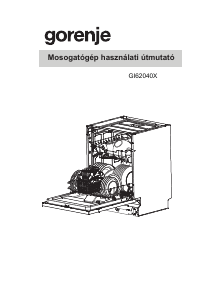 Használati útmutató Gorenje GI62040X Mosogatógép