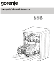 Használati útmutató Gorenje GS62040W Mosogatógép