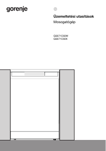 Használati útmutató Gorenje GS671C60X Mosogatógép