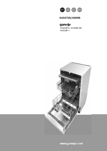 Kasutusjuhend Gorenje GV520E10 Nõudepesumasin