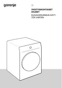 Käyttöohje Gorenje DNES8B/GDA Kuivausrumpu