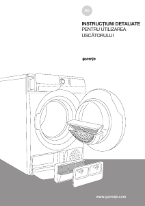 Manual Gorenje DPE92 Uscător