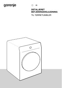 Brugsanvisning Gorenje DPNE92/GNLDA Tørretumbler