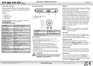 Mode d’emploi Pearl PX-8905-675 Cadre photo numérique