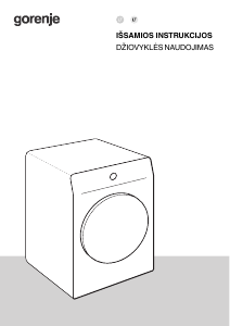 Vadovas Gorenje DPNE92/GNLWIFI Džiovyklė