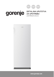 Priručnik Gorenje F4141PW Zamrzivač