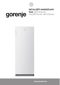 Rokasgrāmata Gorenje F4142PW Saldētava