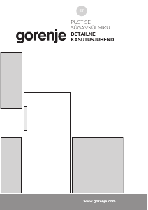 Kasutusjuhend Gorenje F49DPW Sügavkülmik
