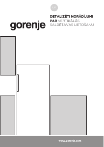 Rokasgrāmata Gorenje F49DPW Saldētava