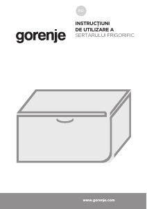 Manual Gorenje FH151AW Congelator