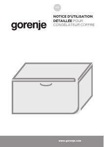 Mode d’emploi Gorenje FH30EAW Congélateur