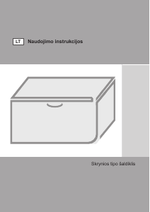 Vadovas Gorenje FH37E6W Šaldiklis