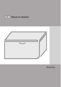 Návod Gorenje FH37E6W Mraznička