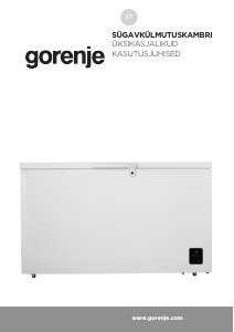 Kasutusjuhend Gorenje FH43EAW Sügavkülmik