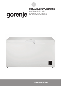 Kasutusjuhend Gorenje FH50EAW Sügavkülmik