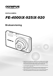 Bruksanvisning Olympus FE-4000 Digitalkamera