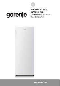 Instrukcja Gorenje FN4172CW Zamrażarka