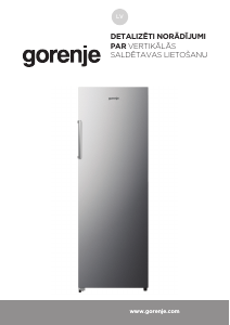 Rokasgrāmata Gorenje FN617EES5 Saldētava