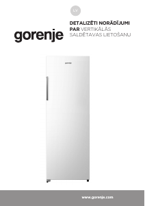 Rokasgrāmata Gorenje FN617EEW5 Saldētava