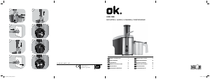 Manual de uso OK OPJ 103 Licuadora