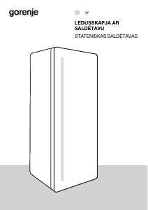 Rokasgrāmata Gorenje FN619EAW6 Saldētava