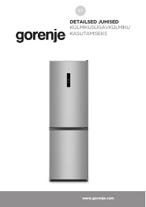 Kasutusjuhend Gorenje N619EAW4 Külmik-sügavkülmik