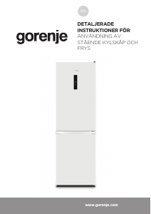 Bruksanvisning Gorenje N619EAW4 Kyl-frys