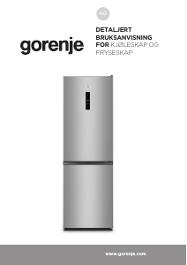 Bruksanvisning Gorenje N619EAXL4 Kjøle-fryseskap