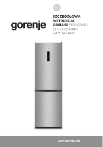 Instrukcja Gorenje N619EAXL4 Lodówko-zamrażarka