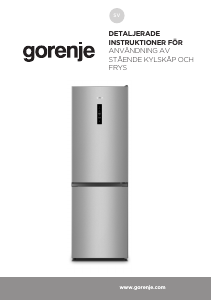 Bruksanvisning Gorenje N619EAXL4 Kyl-frys