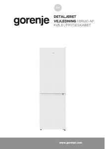 Brugsanvisning Gorenje NRK619EPW4 Køle-fryseskab