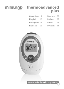 Handleiding Miniland Thermoadvanced Plus Thermometer