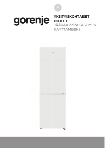 Käyttöohje Gorenje NRK619EPW4 Jääkaappipakastin