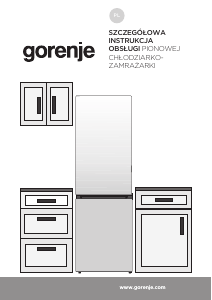 Instrukcja Gorenje NRK6201ES4 Lodówko-zamrażarka