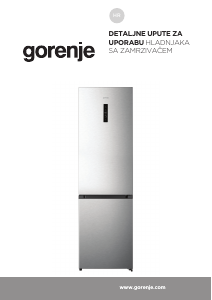 Priručnik Gorenje NRK620AAXL4 Frižider – zamrzivač
