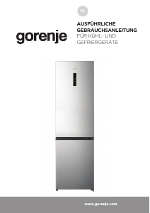 Bedienungsanleitung Gorenje NRK620AAXL4 Kühl-gefrierkombination
