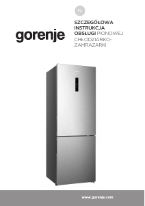 Instrukcja Gorenje NRK720CAXL4 Lodówko-zamrażarka