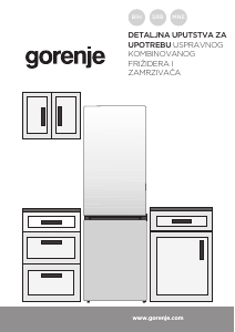 Priručnik Gorenje NRKE62XL Frižider – zamrzivač