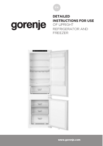 Handleiding Gorenje NRKI4182P1 Koel-vries combinatie