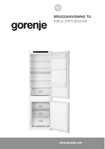 Brugsanvisning Gorenje NRKI418EP1 Køle-fryseskab