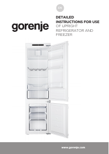 Handleiding Gorenje NRKI419EP1 Koel-vries combinatie