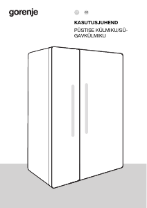 Kasutusjuhend Gorenje NRR9185EABXL Külmik-sügavkülmik