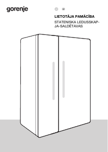 Rokasgrāmata Gorenje NRR9185EABXL Ledusskapis ar saldētavu