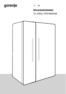 Brugsanvisning Gorenje NRR9185EAXLWD Køle-fryseskab