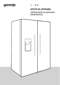 Priručnik Gorenje NRR9185ESBXL Frižider – zamrzivač