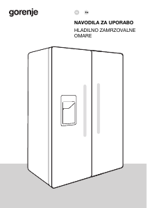 Priročnik Gorenje NRR9185ESBXL Hladilnik in zamrzovalnik