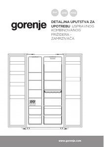 Priručnik Gorenje NRS9181MX Frižider – zamrzivač