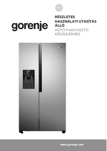 Használati útmutató Gorenje NRS9181VX Hűtő és fagyasztó
