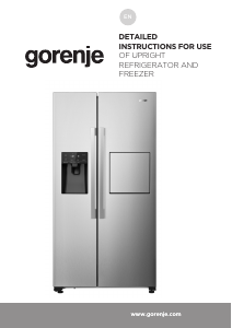 Handleiding Gorenje NRS9182VXB1 Koel-vries combinatie